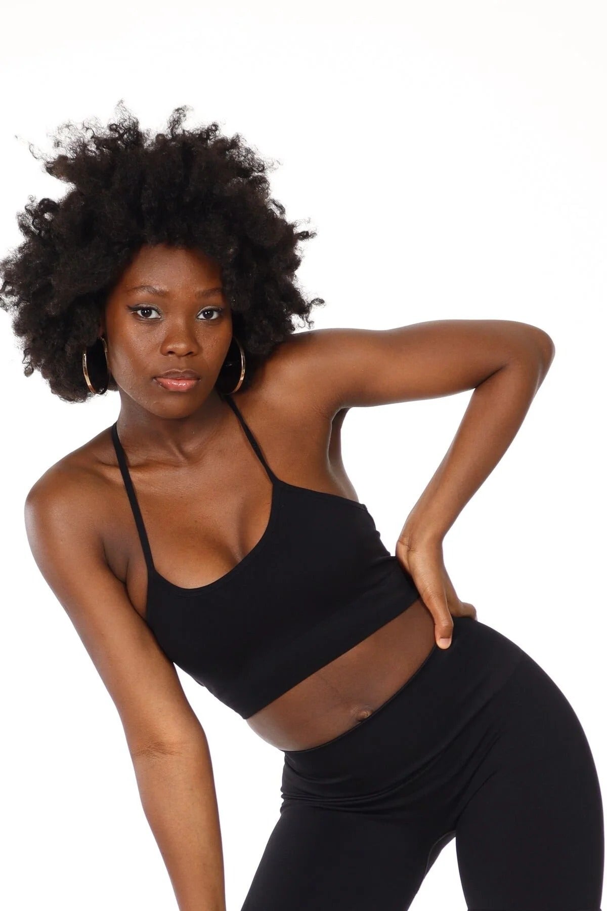 Virtus Ayarlanabilir Askılı Pedli Seamless Bra - Siyah