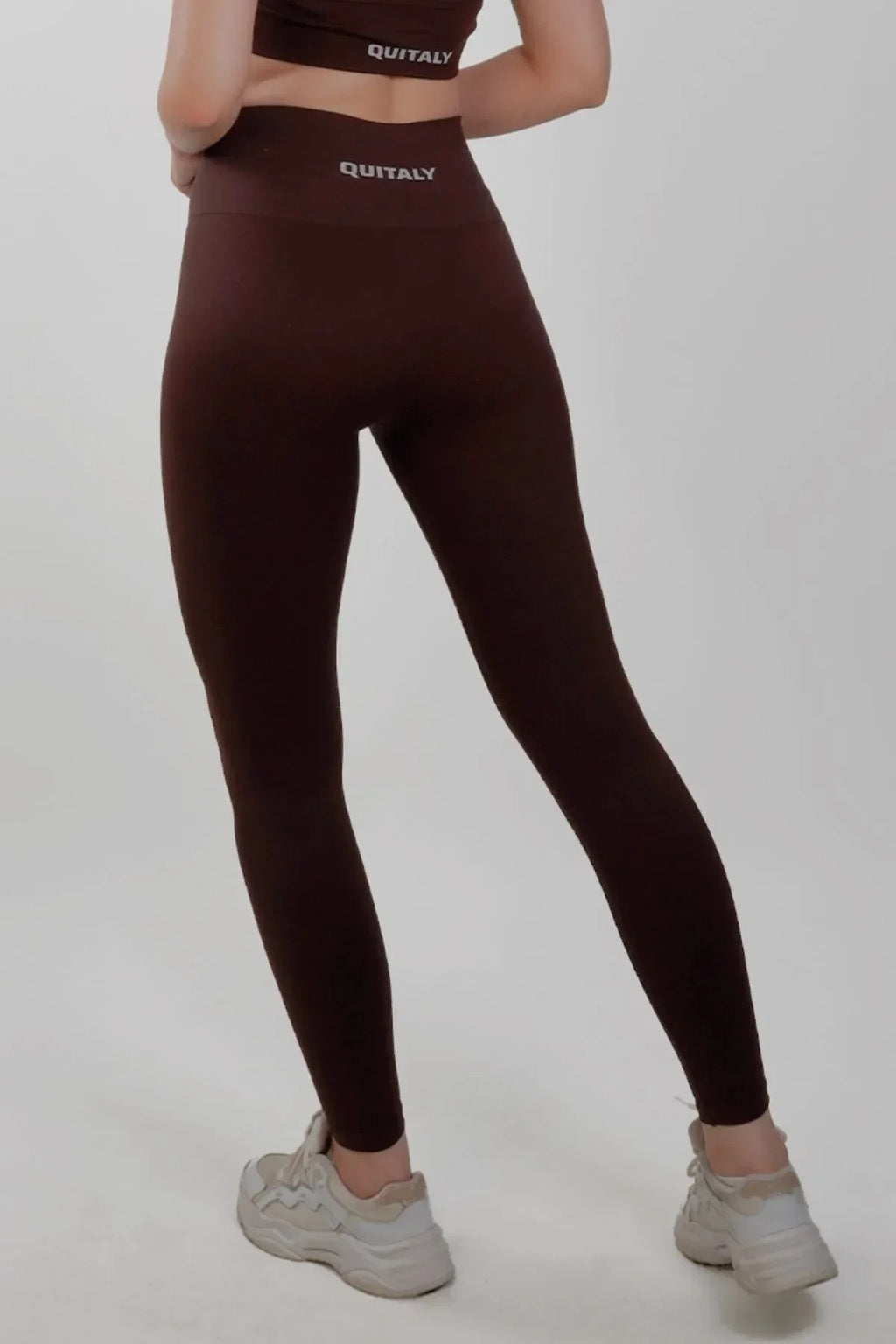 Virtus Seamless Büzgüsüz Tayt - Kahverengi