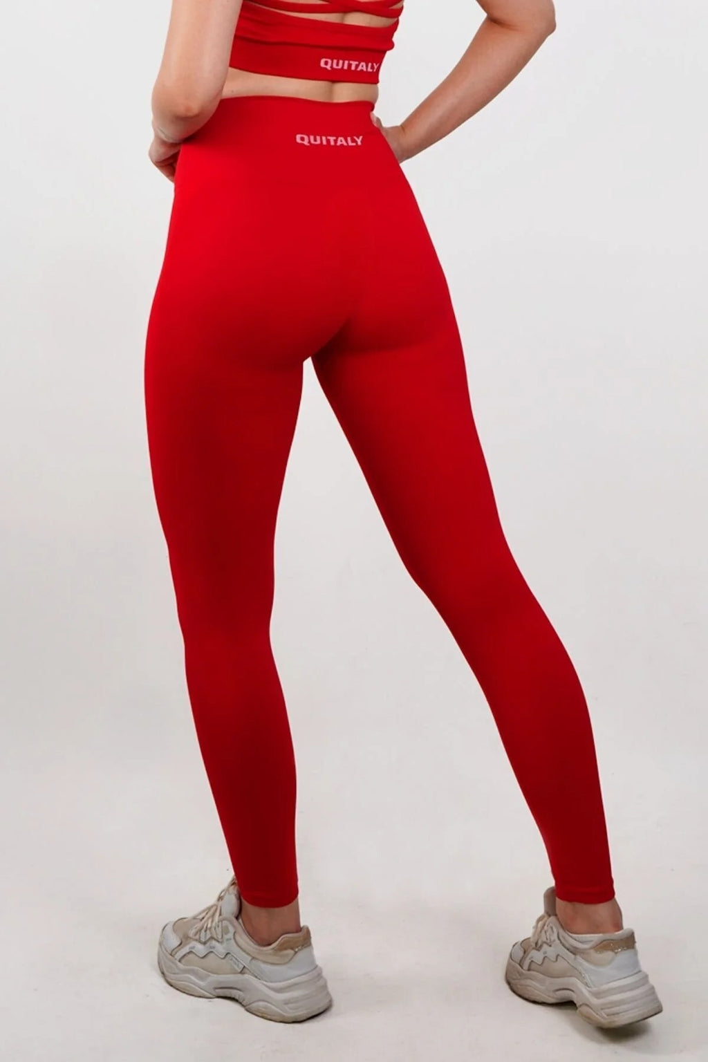 Virtus Seamless Büzgüsüz Tayt - Kırmızı