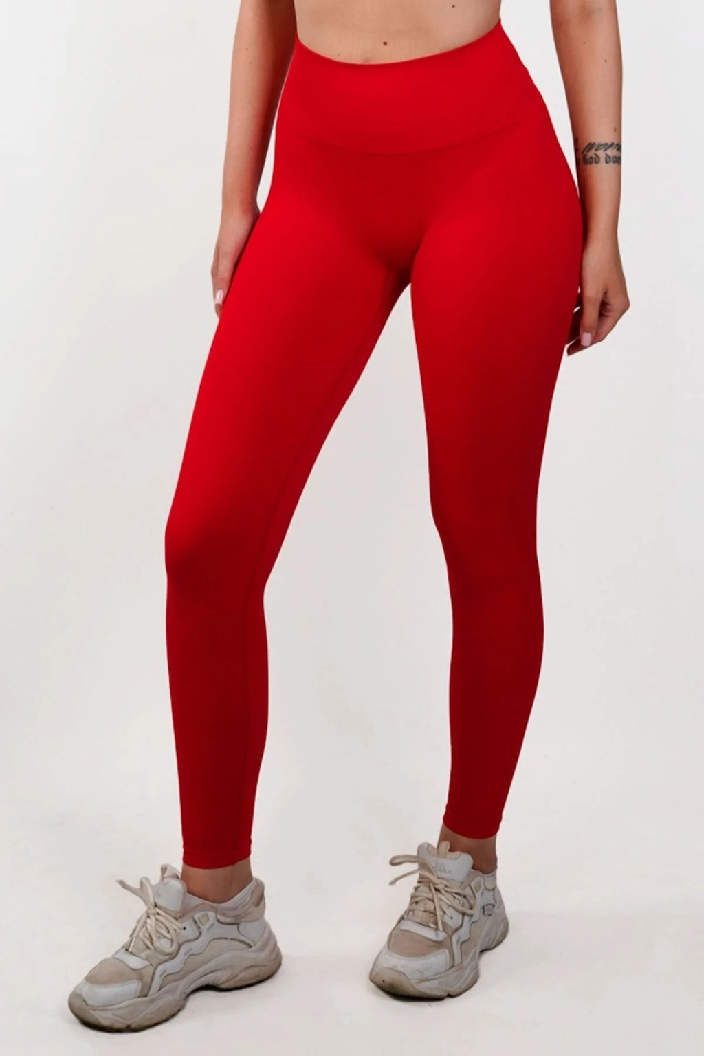 Virtus Seamless Büzgüsüz Tayt - Kırmızı