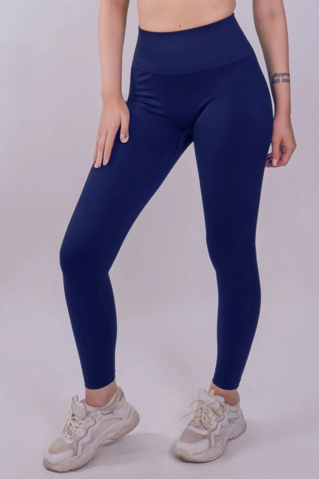 Virtus Seamless Büzgüsüz Tayt - Lacivert