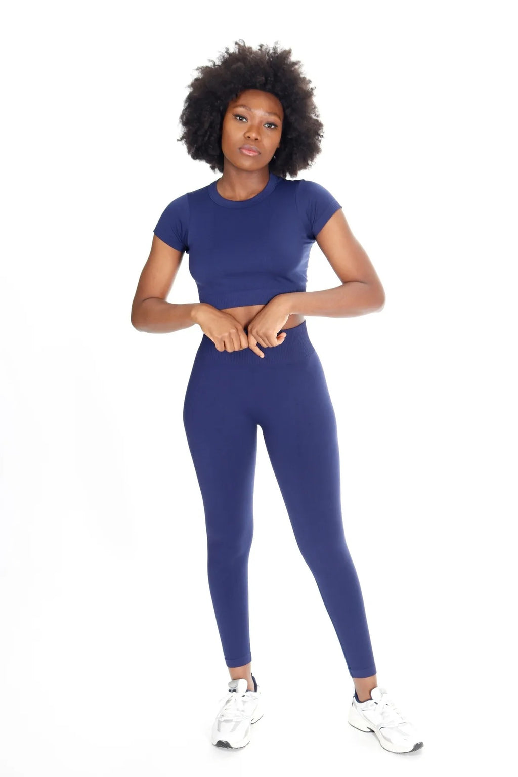 Hera Seamless Crop Top - Lacivert