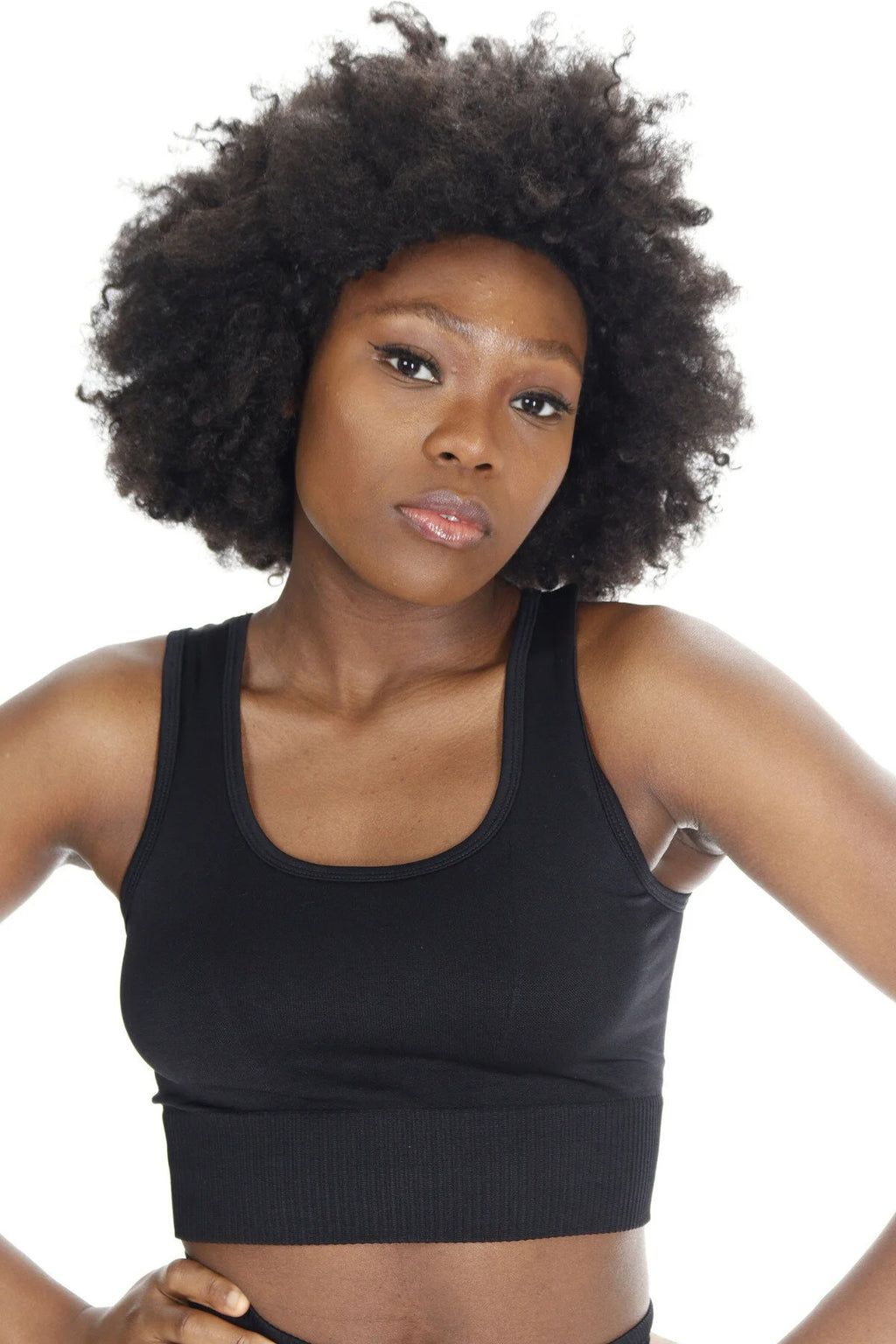 Hera Seamless Tank Top - Siyah