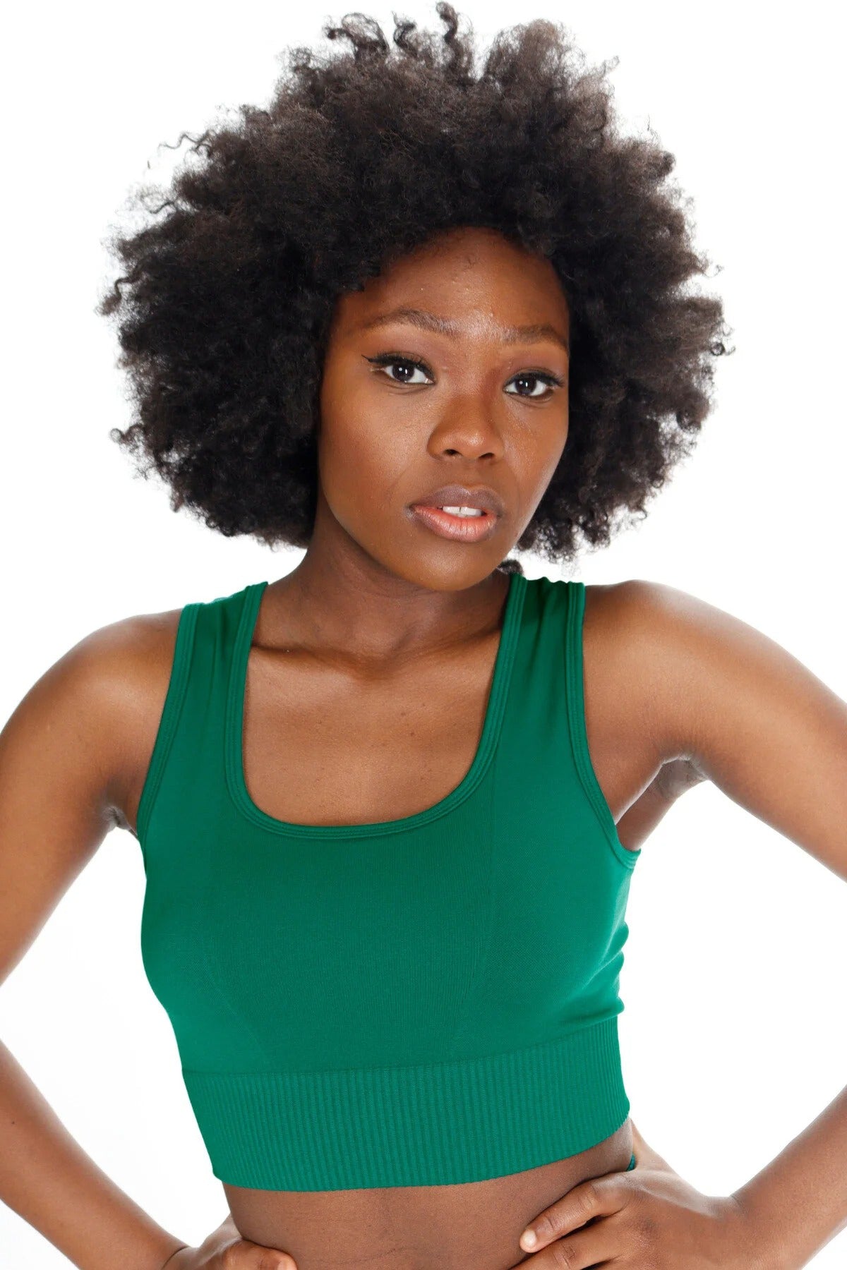 Hera Seamless Tank Top - Yeşil