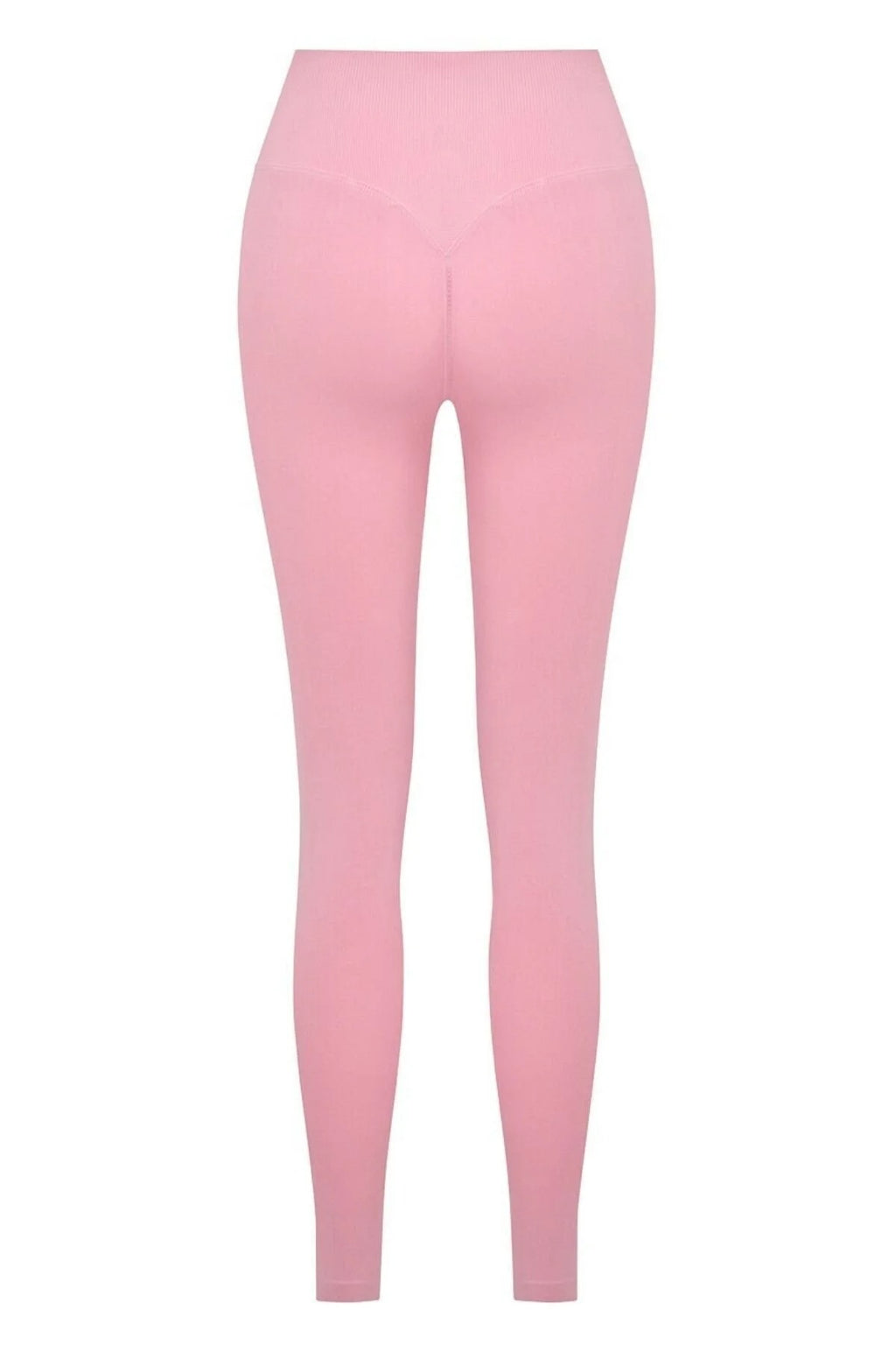 LUNA Büzgülü Seamless Spor Tayt - Pembe