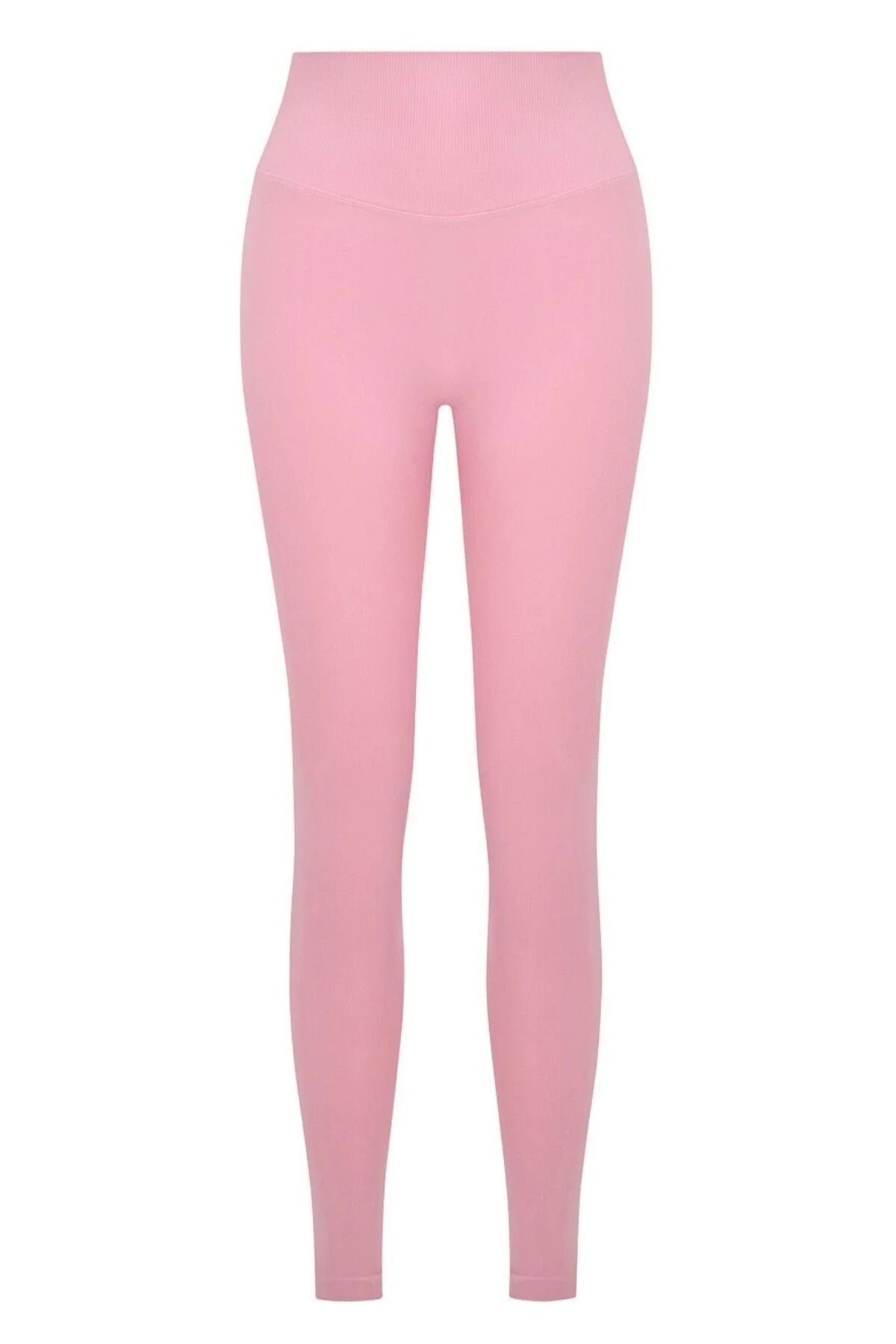 LUNA Büzgülü Seamless Spor Tayt - Pembe