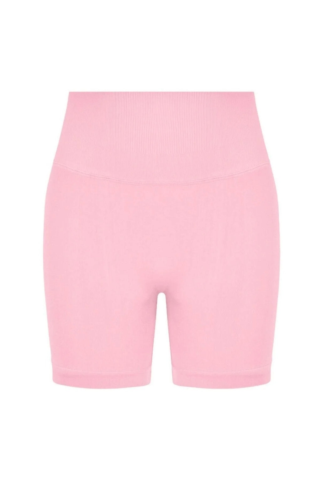 LUNA Büzgülü Seamless Spor Şort - Pembe